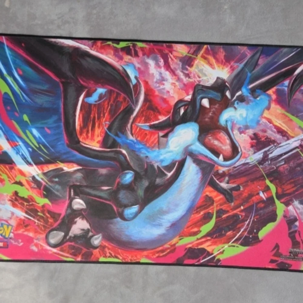 Mega Charizard X ex UPC Playmat, Deckbox, Sleeves, Coin, Damage Counters